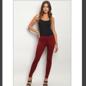 Wine Colored Pants